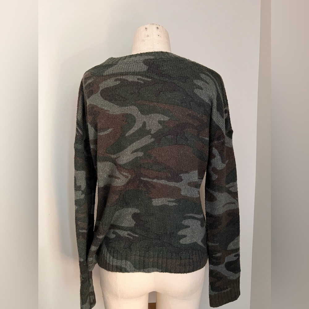 Rails Perci Jungle Camo Wool Sweater Size Small - image 5